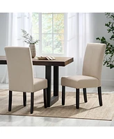 T-Stitch Upholstered Dining Chairs - Set of 2