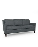 Contemporary Upholstered Sofa with Birch Wood Legs for Classy Comfort