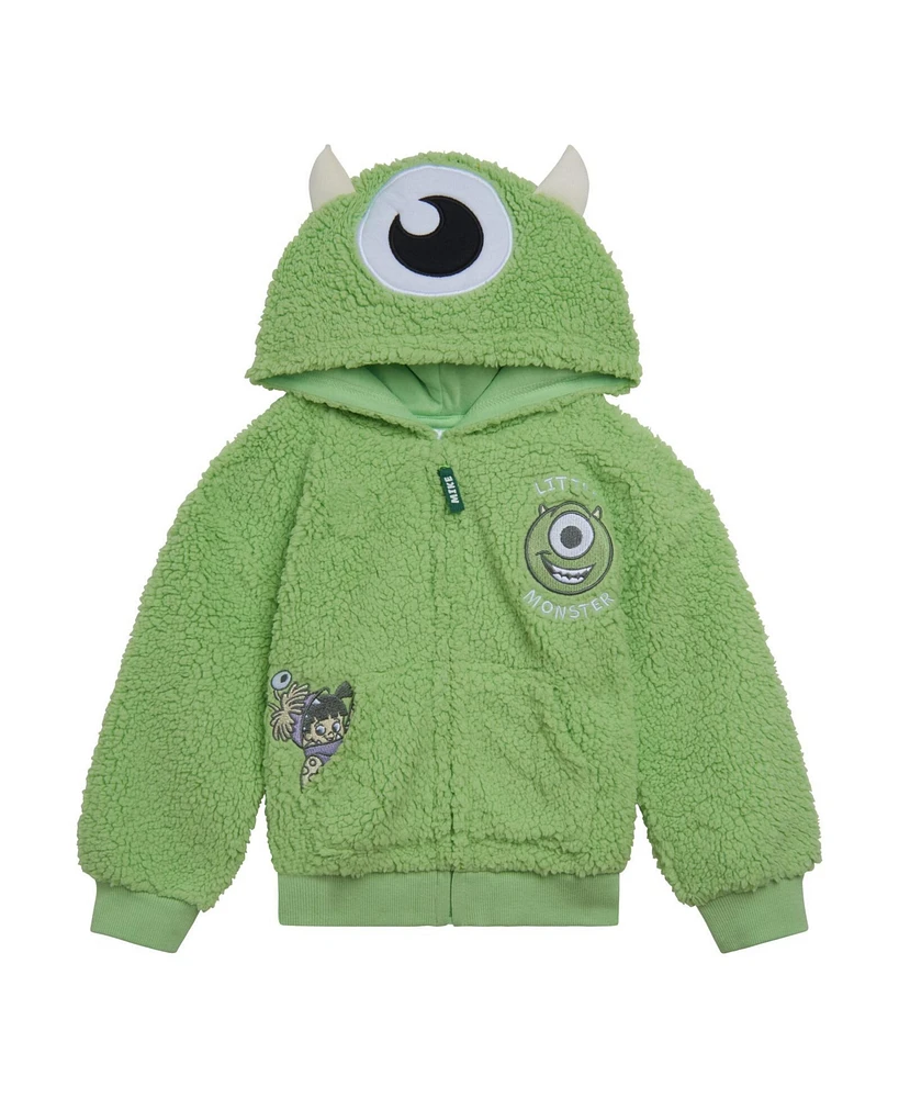Monsters Inc. Toddler Boys Cosplay Hoodie Cozy Sherpa