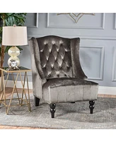 Cozy Club Chair Button-Tufted Elegance for Comfort and Style