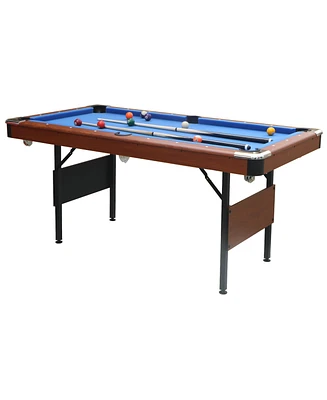 5.5' Folding Billiard Table with Accessories