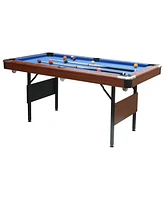 5.5' Folding Billiard Table with Accessories