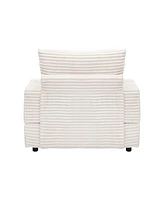 39-inch Spring upholstered armchair and Ottoman set
