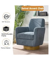 360 Rotating Sofa Armchair: Blue