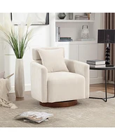 360 degree rotation design, multi-gear adjustment backrest, soft and comfortable chenille fabric