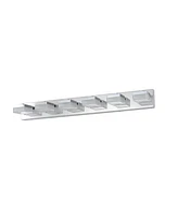 Modern 6-Light Chrome Led Vanity Mirror Light Fixture For Bathrooms And Makeup Tables