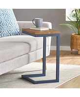Versatile Firwood & Iron Antique Accent Table (Choose Size)