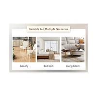 Walnut Texture Mdf Coffee Table - 43"x21"x17
