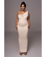 Jluxlabel Women's Krishna One Shoulder Maxi Dress