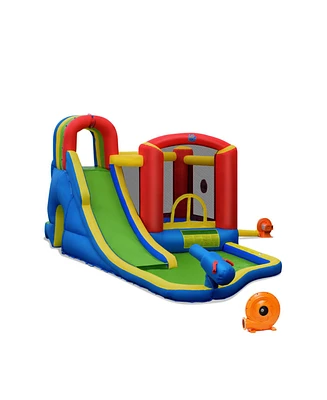Inflatable Kid Bounce House Castle with Blower
