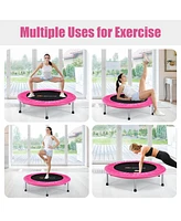 36 Inch Mini Folding Trampoline Portable Recreational Fitness Rebounder