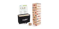 Giantville Giant Tumbling Timber Toy - Premium Pine Wood Life-Size Blocks Tower