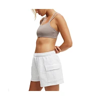Cotton On Women's Active Plush Cargo Short