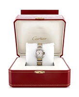 Pre-Owned Cartier Ballon Bleu de Cartier Quartz Watch in Stainless Steel and Gold 28mm