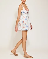 Line & Dot Women's Reeta Sweetheart-Neck Romper