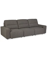 Frandlyn 3pc Fabric Power Sliding Sofa, Exclusively at Macy's