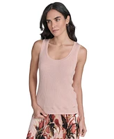 Calvin Klein Women's Scoop Neck Rib Knit Tank Top