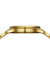 Balmain Women's Swiss Beleganza Diamond (1/20 ct. t.w.) Gold Pvd Stainless Steel Bracelet Watch 28mm