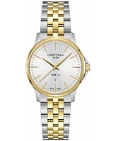 Certina Women's Swiss Ds-8 Two-Tone Stainless Steel Bracelet Watch 31mm