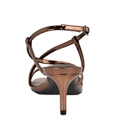 Calvin Klein Women's Ishaya Strappy Low Stiletto Sandals