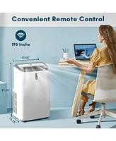 Cowsar Portable Air Conditioners,3-in-1 Portable Ac Unit,12000 Btu Air Conditioner for Room Up to 550 Sq. Ft,Cool & Dehumidifier & Fan Modes, Portable