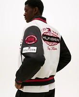 Tommy Hilfiger x Apxgp Collection Men's Satin Varsity Jacket