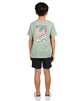 B By Brooks Brothers Big Boys Summer Graphic T-Shirt