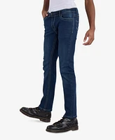 Cultura Men's Modern Fit Saddle Stitch Jeans