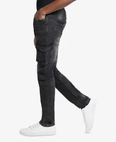 Xray Men's Slim Fit Stretch Cargo Jeans