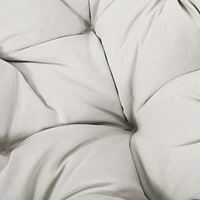 Elegant Mia Papasan Chair Swiveling Wicker Comfort for Outdoor Relaxation