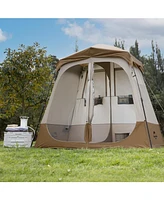 Naturehike Wet Dry Separation Pop Up Privacy Shower Tent Portable Toilet Outdoor Shower Changing Shed Mobile Toilet