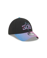 New Era Men's Black Miami Marlins 2025 City Connect 39THIRTY Flex Hat