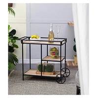W2078 32.3x15.7x26.8" Shelf With Wheel