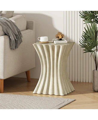Archaistic Wavy Side Table