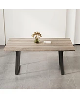 Modern 6-Person Dining Table (62.9