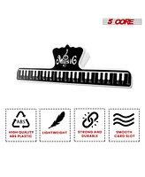 5 Core Music Sheet Page Holder Clip Black Durable Plastic Music Score Fixed Clips