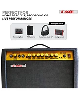 5 Core Guitar Amp 80 Watt Electric Amplifier w Built in 10" Speaker Portable Mini Practice Amps