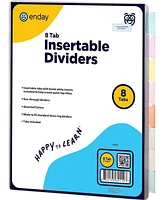 Binder Dividers with Tabs, Dividers for 3 Ring Binder Standard Index Folder Dividers