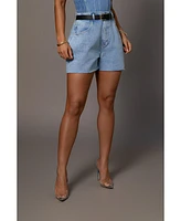 Jluxlabel Women's Denim Jourdan Shorts