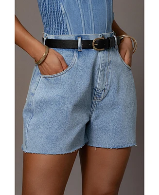Jluxlabel Women's Denim Jourdan Shorts