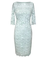 Alie Street London Women's Lila 3/4 Sleeve Lace Midi Dress