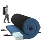 Indoor outdoor Sleeping mat with High density foam Cushion and Carrying Bag
