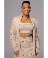 Jluxlabel Women's Brixton Knit Cardigan