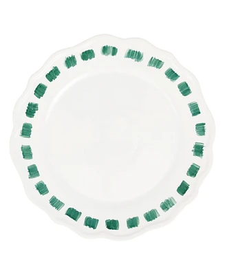 Vietri Lisbon Stitch Dinner Plate