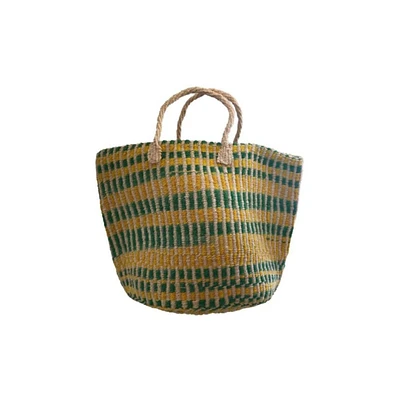 Citrus Large Handmade Sisal Sustainable Basket Tote