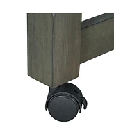 Extendable Kitchen Island Cart w/ Power Outlets