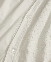 Brooklyn Loom Woven Texture 3-Pc. Duvet Cover Set