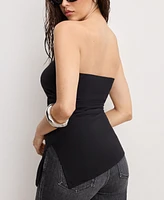 Good American Women's Super Stretch Jersey Tube Top
