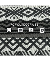 Reversible Outdoor Rug: Waterproof Plastic Straw Carpet for Outdoor and Rv Use