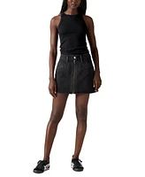 Levi's Women's Cotton Moto Icon Mini Skirt